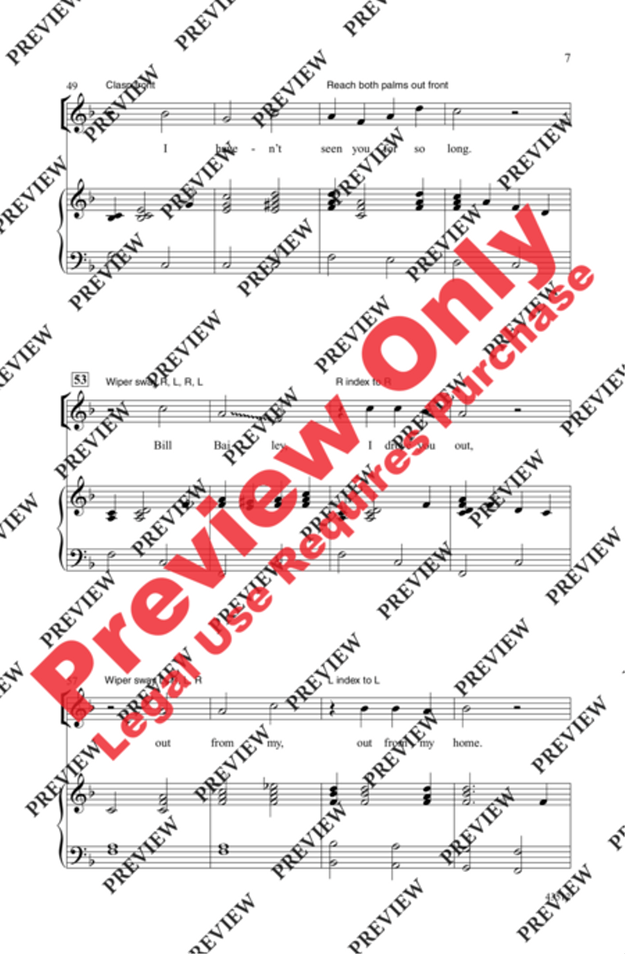 Bill Bailey 2-Part scores gallery preview page 6