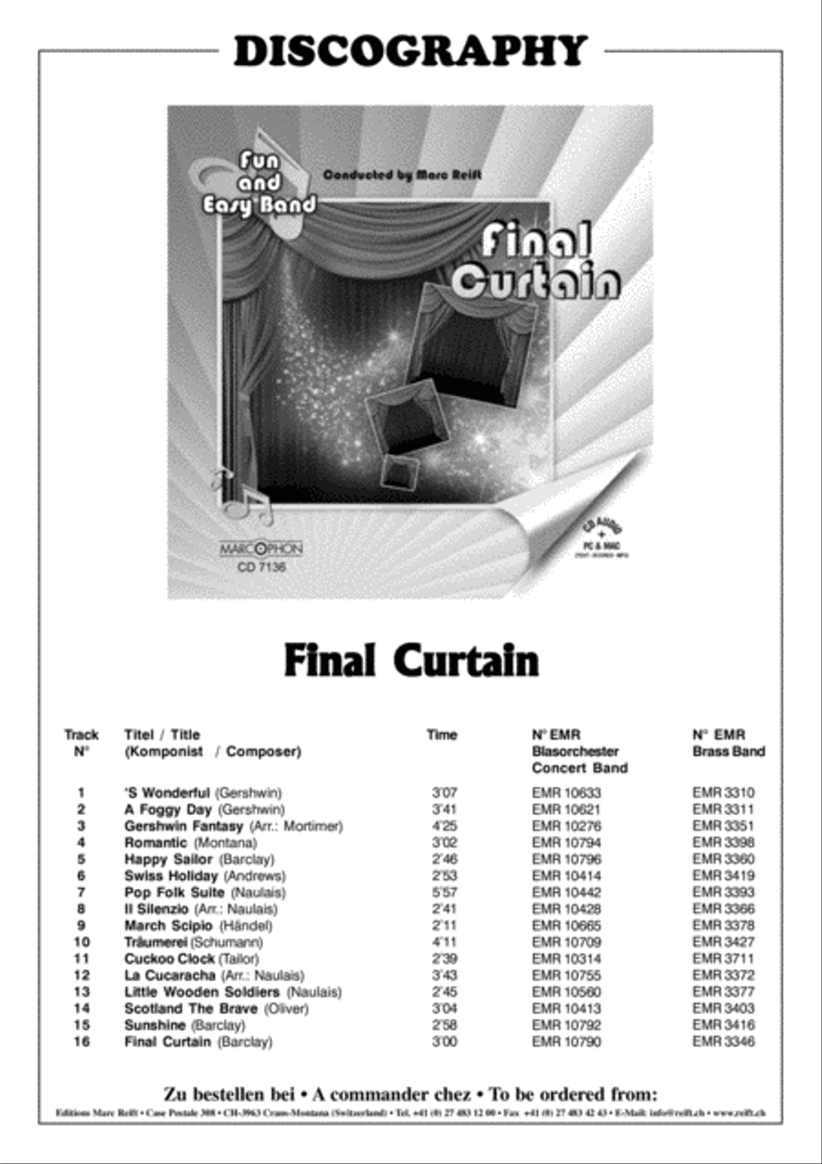 Swiss Holiday Concert Band scores gallery preview page 3