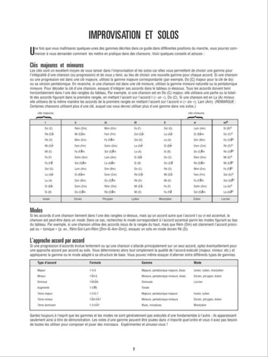 Répertoire D'Gammes Instantané Guitar scores gallery preview page 6