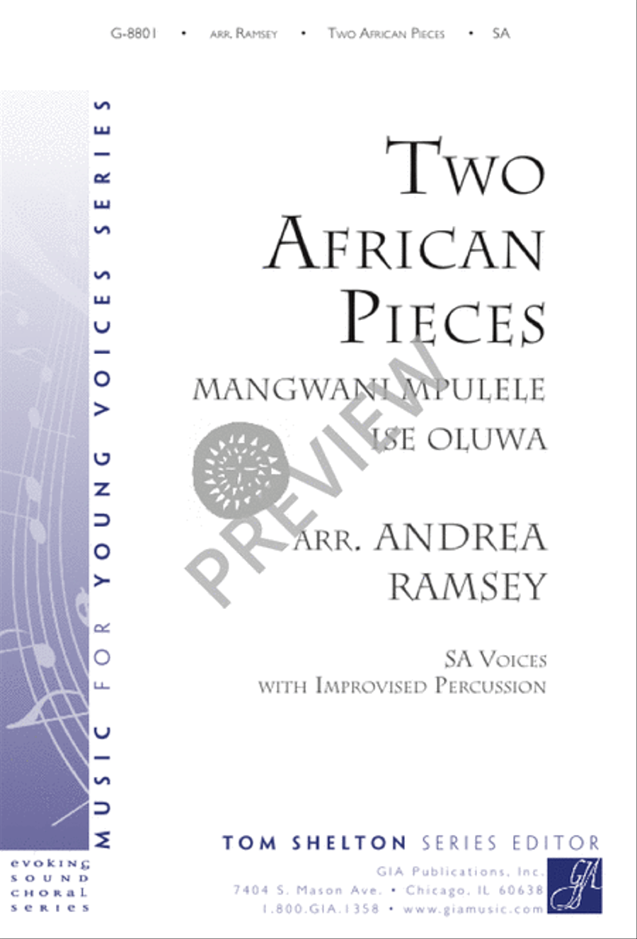 Two African Pieces SA scores gallery preview page 2