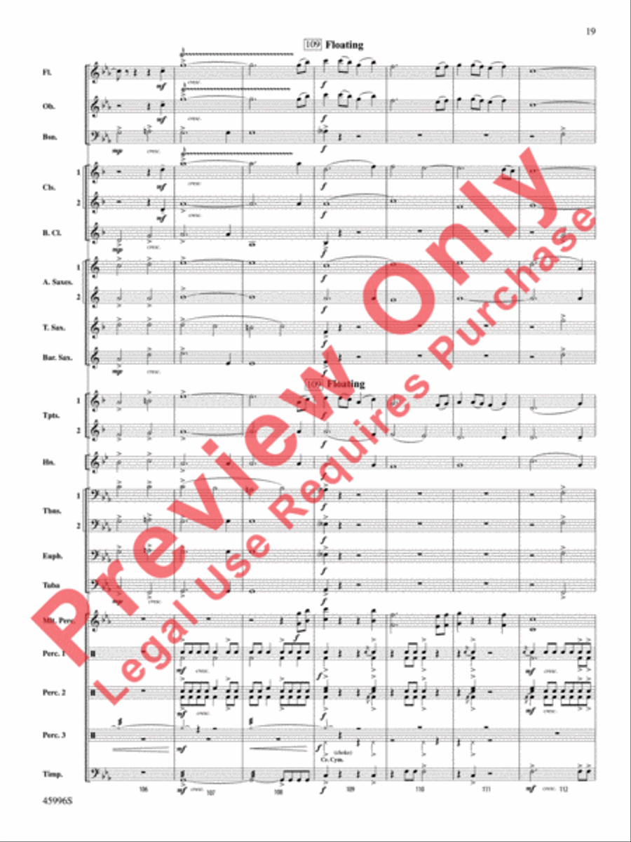 Terracotta Warriors Concert Band scores gallery preview page 20