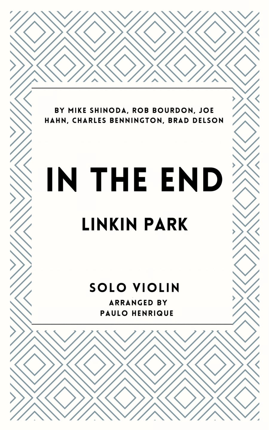 In The End Violin Solo scores gallery preview page 1