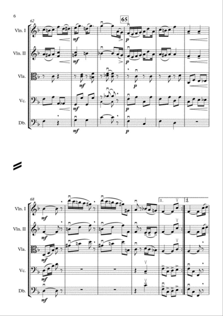 Country Club (String Orchestra) String Orchestra scores gallery preview page 6