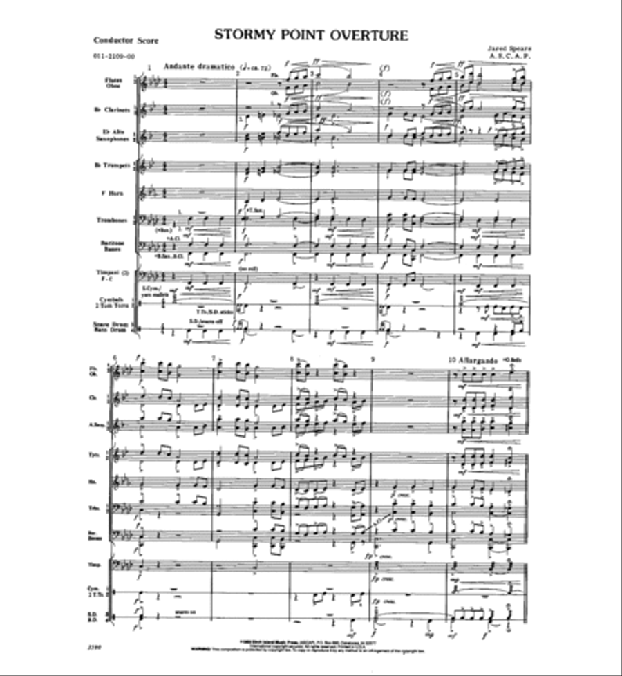 Stormy Point Concert Band scores gallery preview page 2