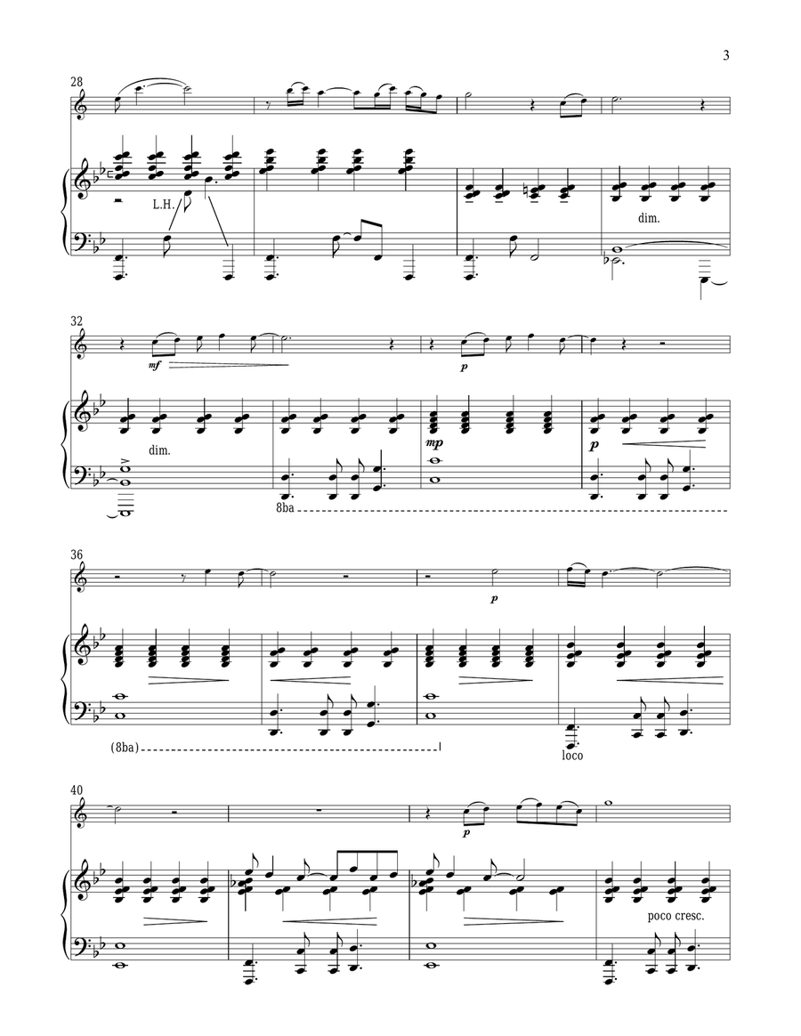 Sunday (from Sunday in the Park with George) Clarinet Solo scores gallery preview page 3
