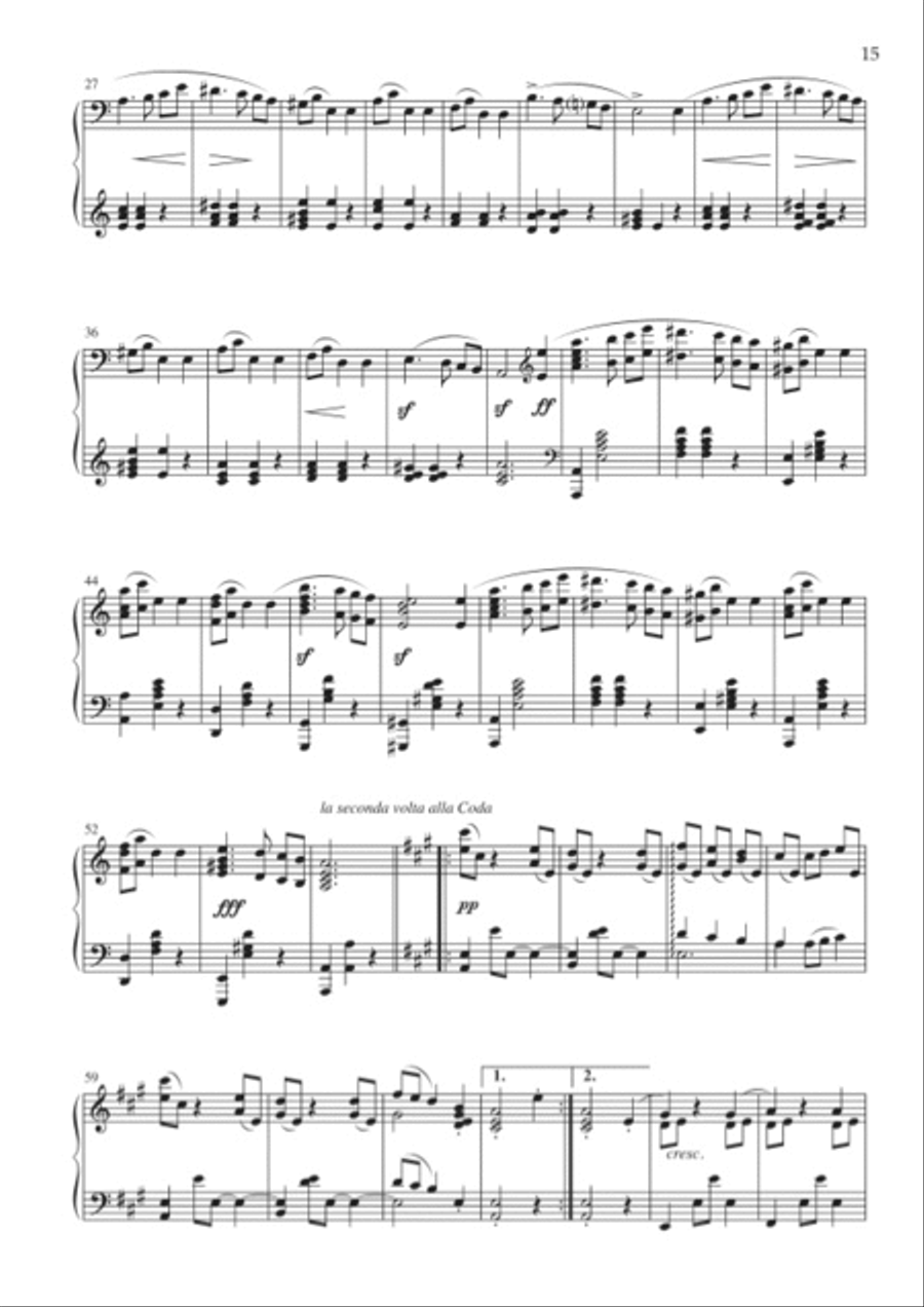 Valses caracteristiques, Op. 26A Piano Solo scores gallery preview page 5
