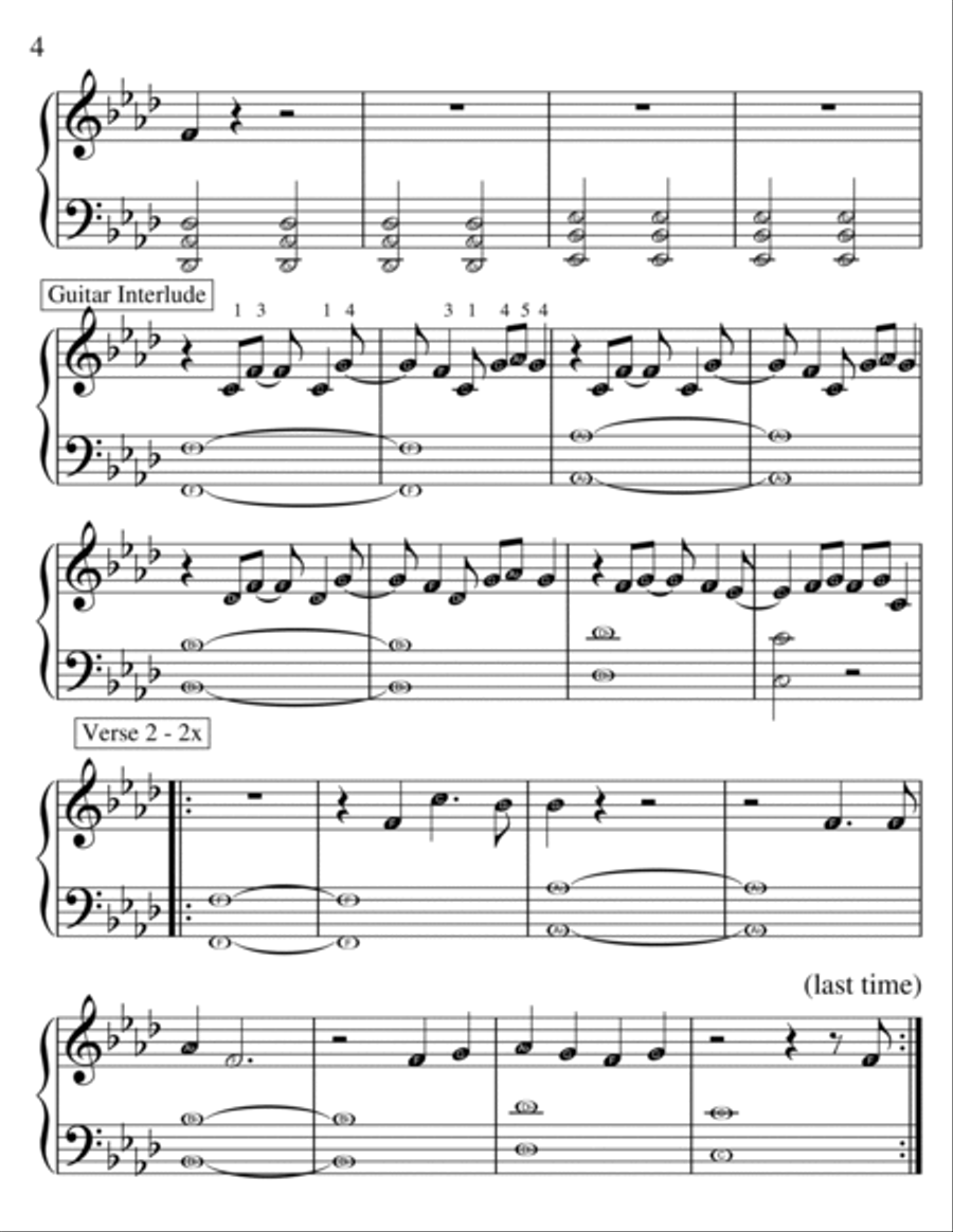 Carnival Of Rust Piano Solo scores gallery preview page 4