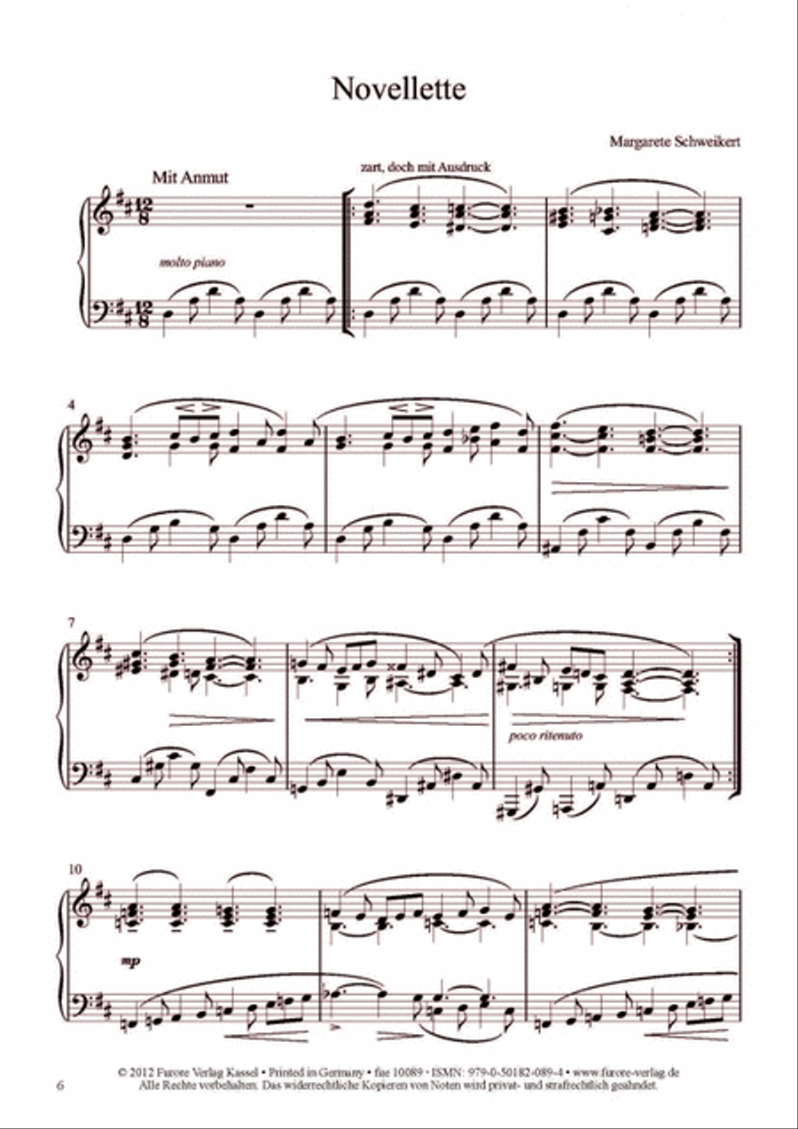 Novelette Novelette Piano Solo scores gallery preview page 2
