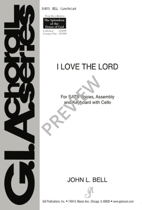 Book cover for I Love the Lord