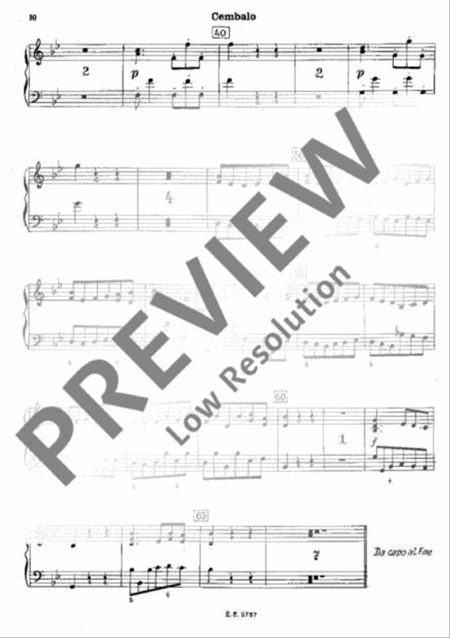 Musique de table Musique de table Harpsichord scores gallery preview page 11