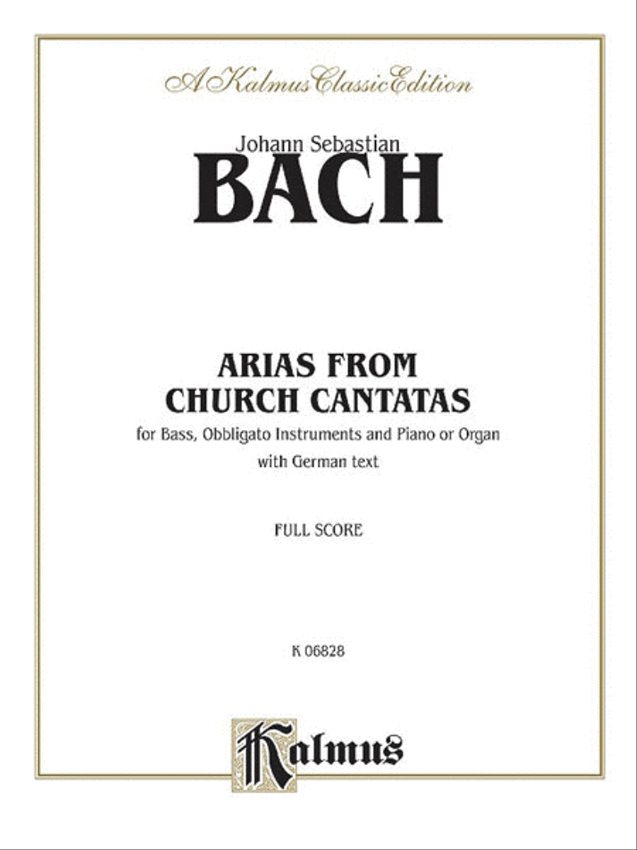 Bass Arias Voice Solo scores gallery preview page 1