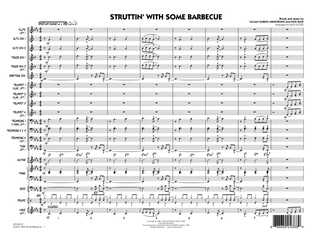 Struttin' with Some Barbecue - Conductor Score (Full Score)