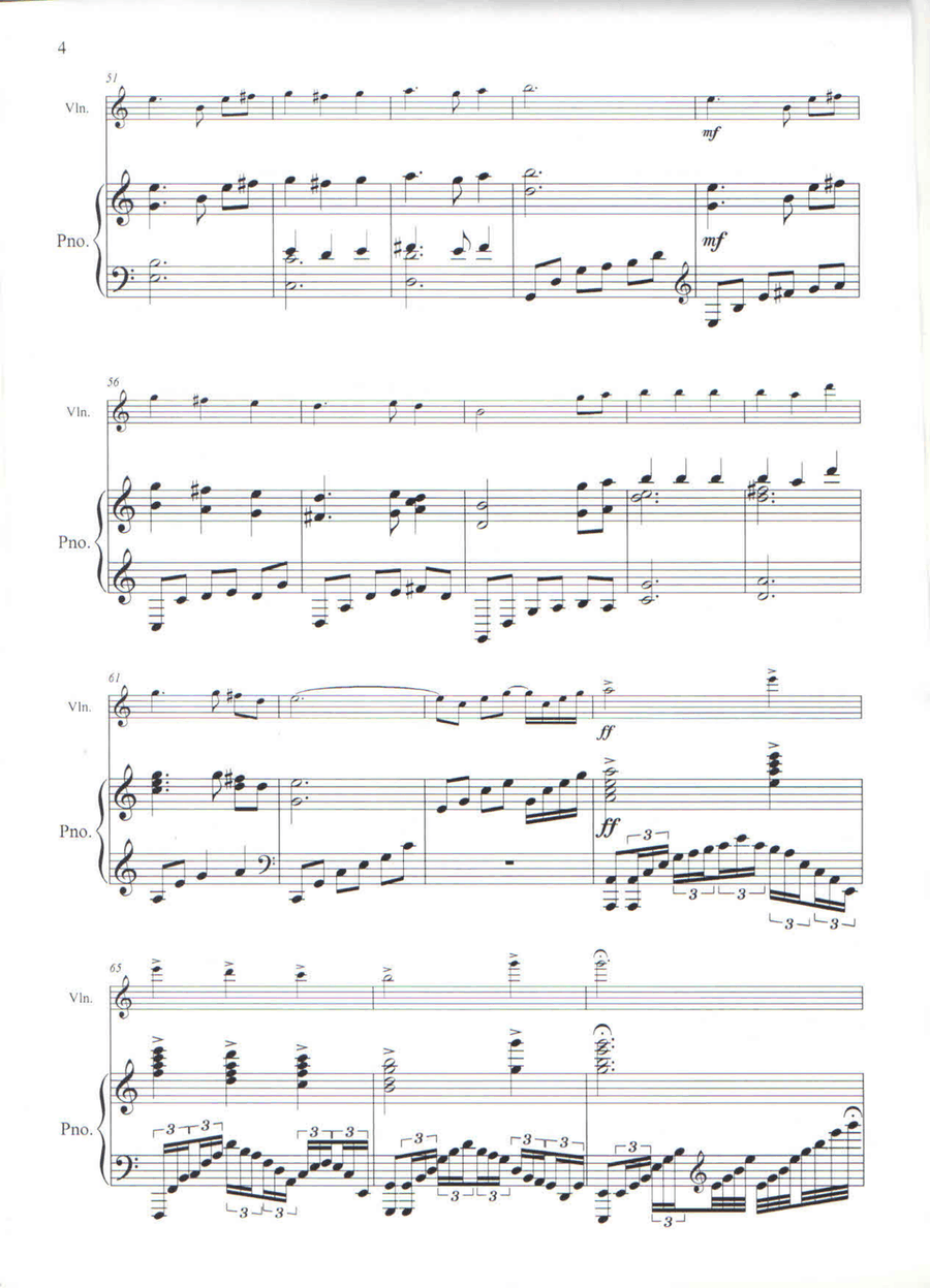 Final Fantasy Violin Solo scores gallery preview page 4