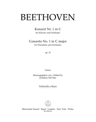 Book cover for Concerto for Pianoforte and Orchestra Nr. 1 C major op. 15