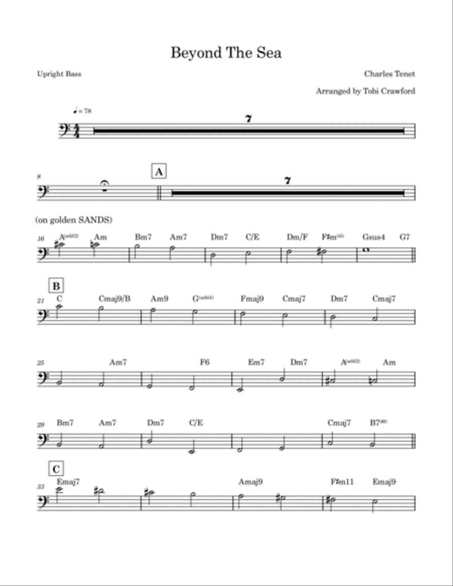 Beyond The Sea *INSTRUMENTAL PACK ONLY* Jazz Ensemble scores gallery preview page 4