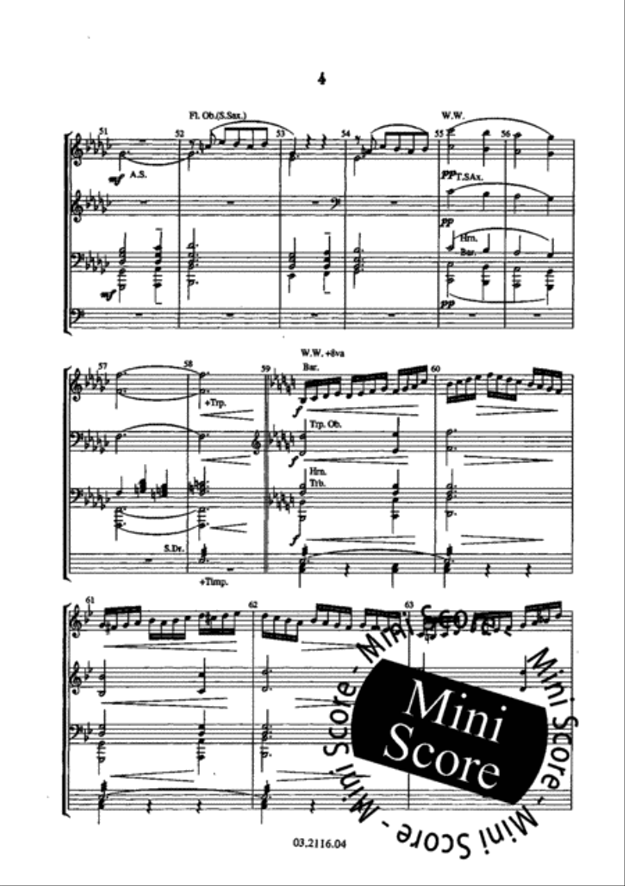 Choral Prelude Concert Band scores gallery preview page 10