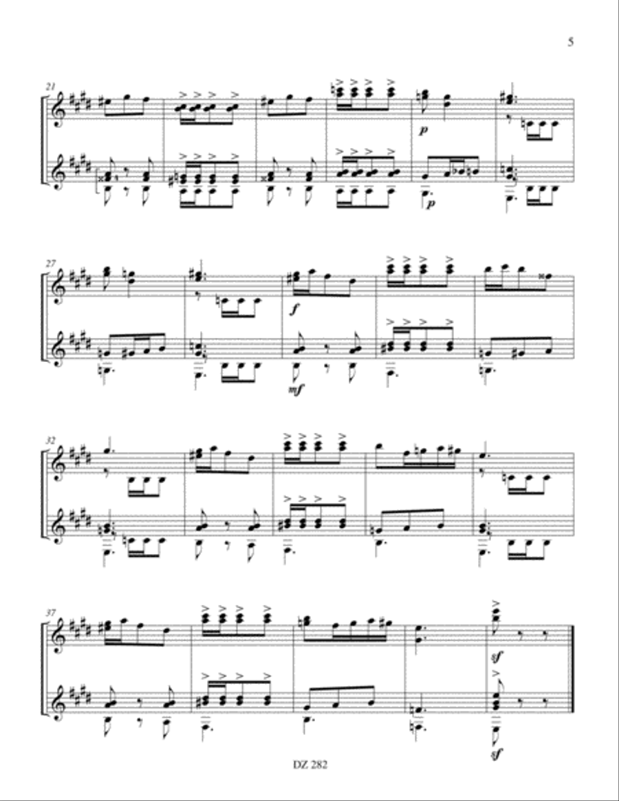 Thème varié et final Thème varié et final Classical Guitar scores gallery preview page 5