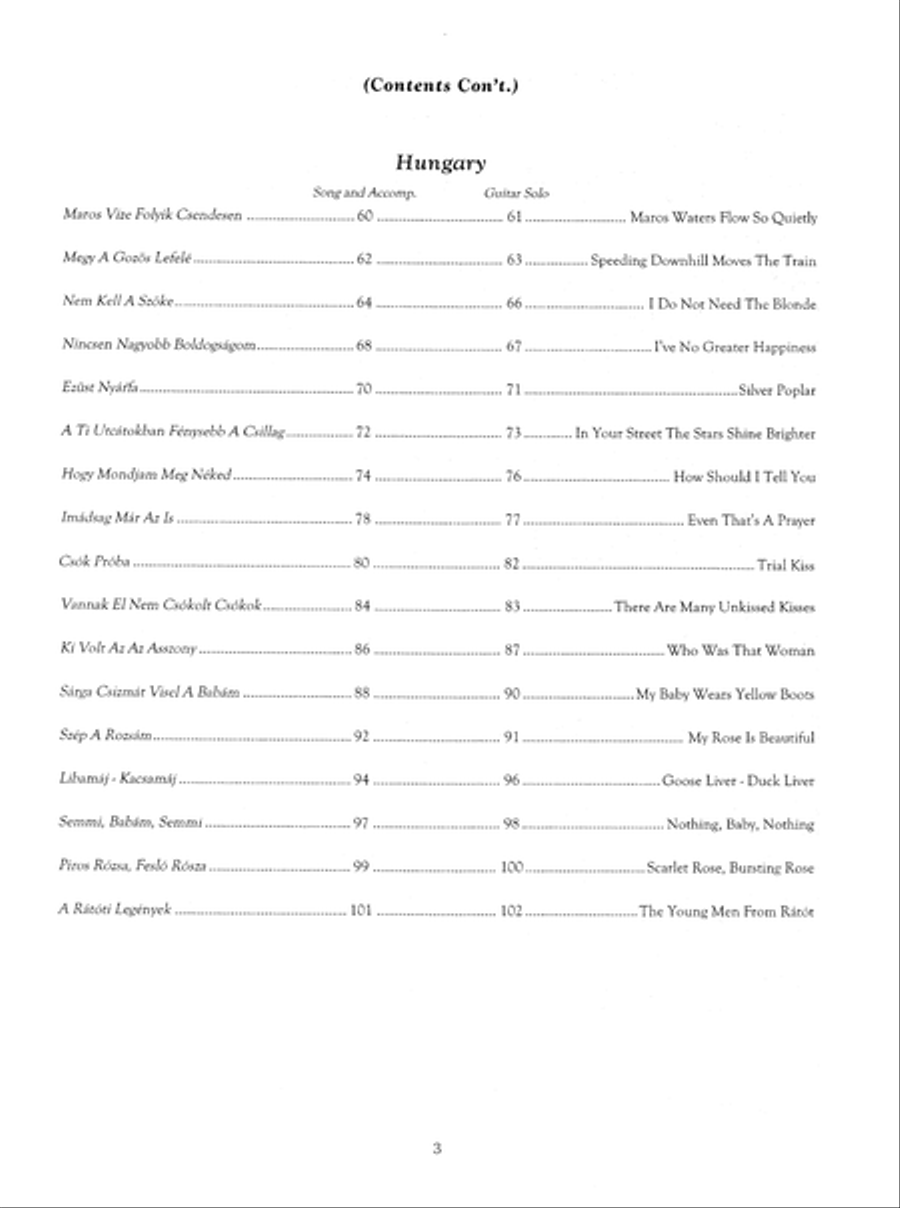 Gypsy Songs of Russia and Hungary Piano, Vocal scores gallery preview page 9