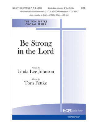 Book cover for Be Strong in the Lord