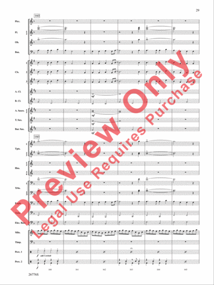 The Music of Disneyland Concert Band scores gallery preview page 30