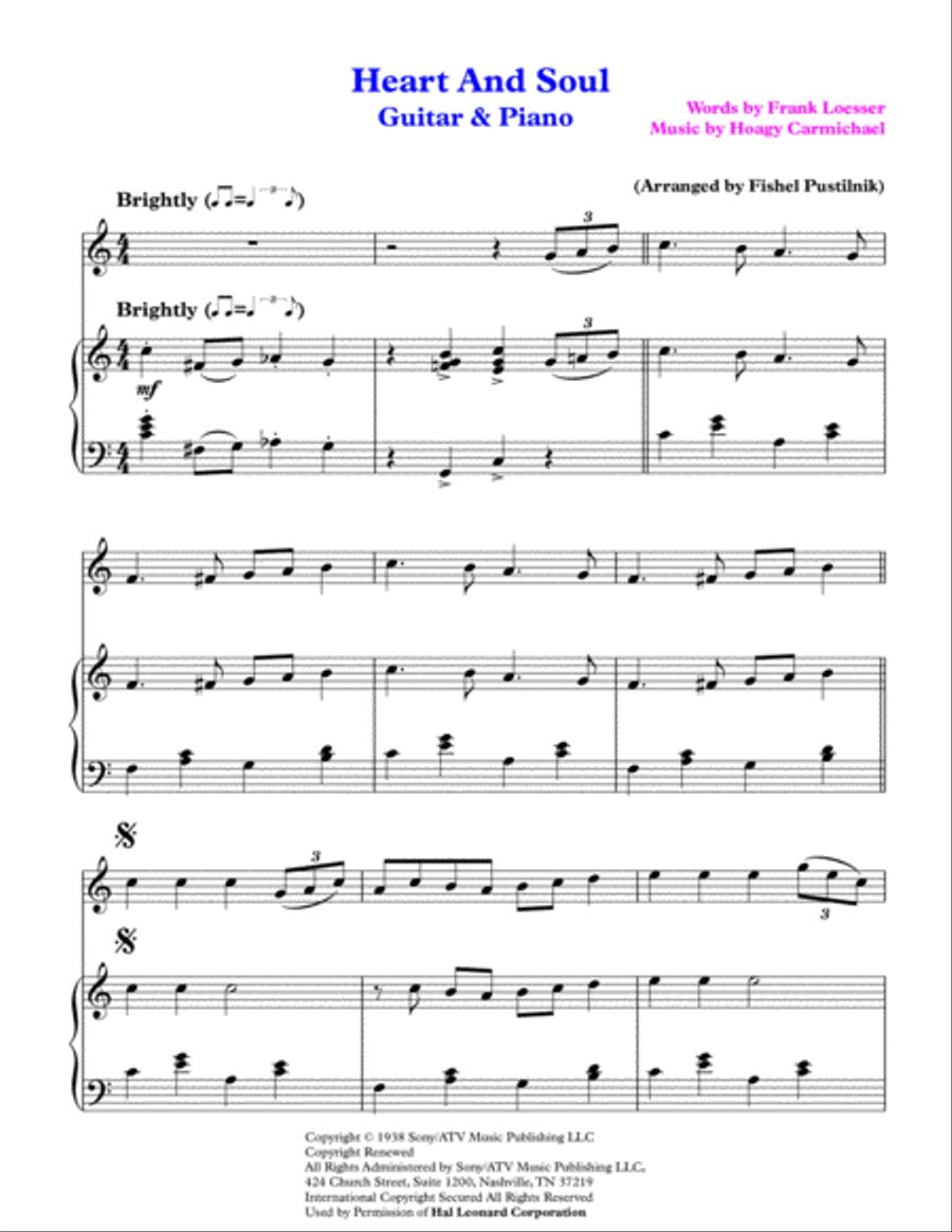 Heart And Soul String Duet scores gallery preview page 2