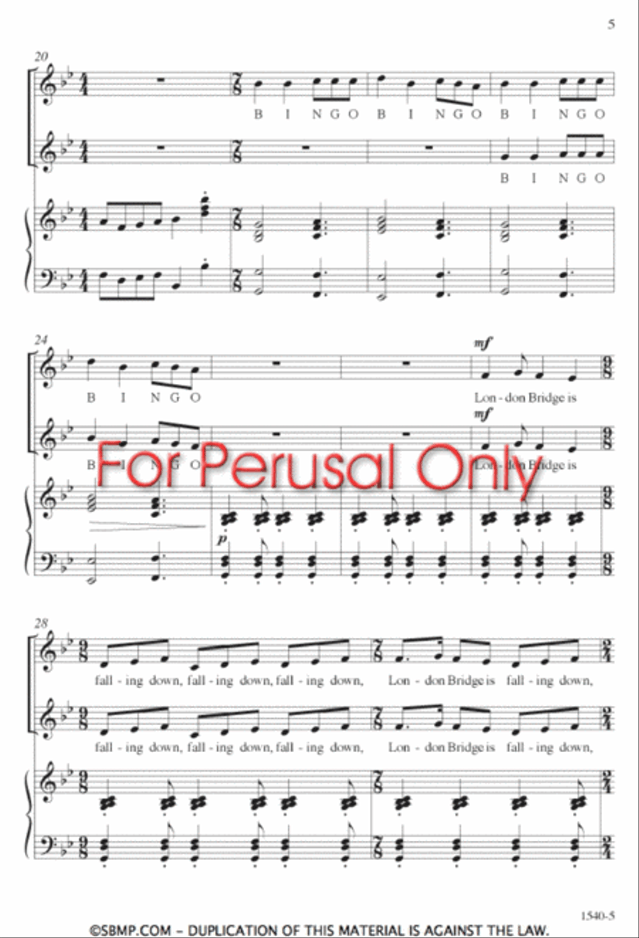 KidSong - SA Octavo SA scores gallery preview page 4