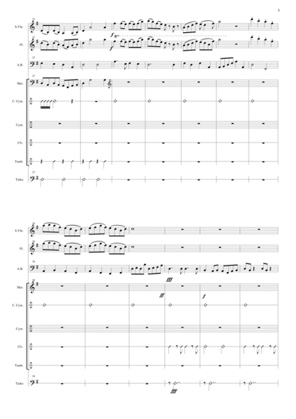 Chinese new year celebration for large ensemble (score only) image number null