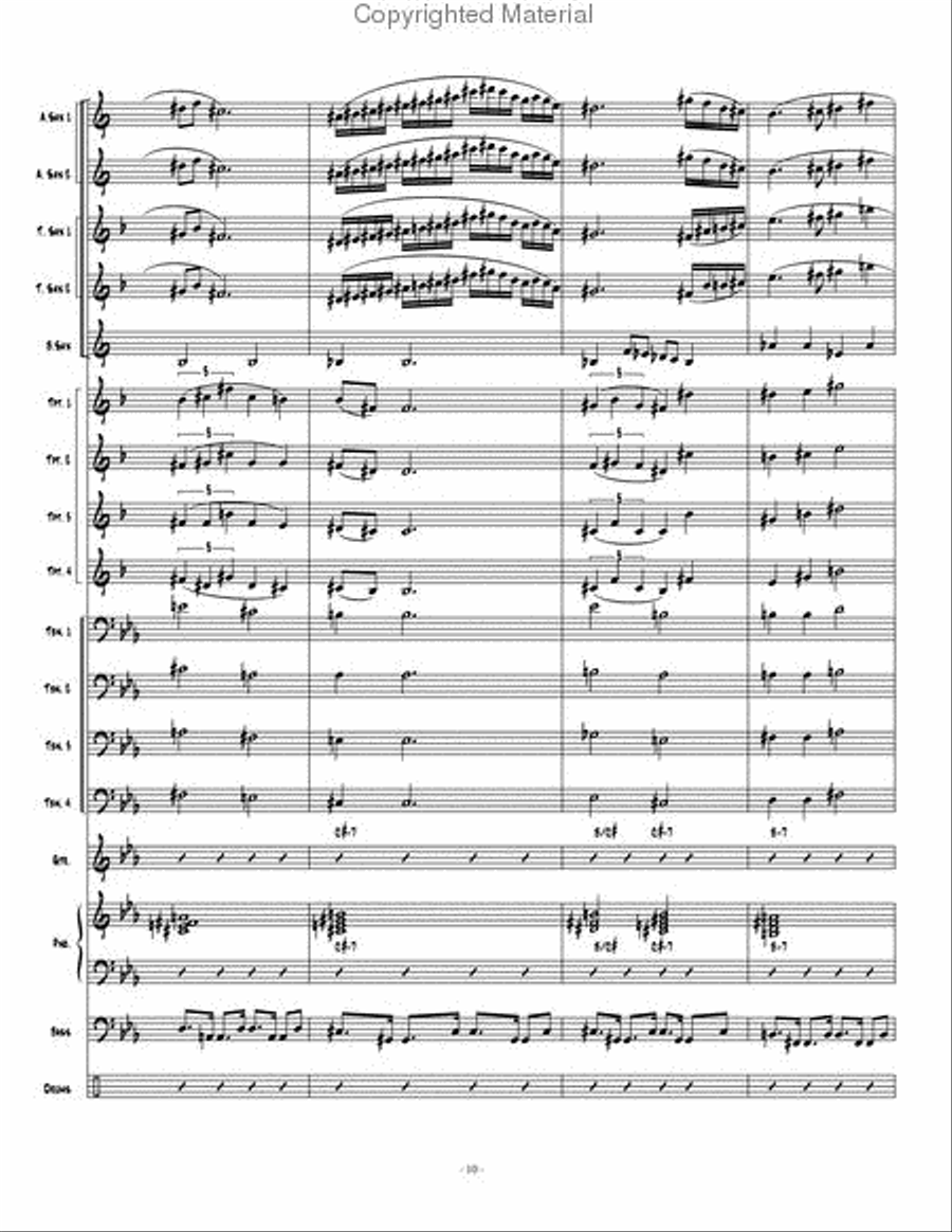 Summer Groove Jazz Ensemble scores gallery preview page 11