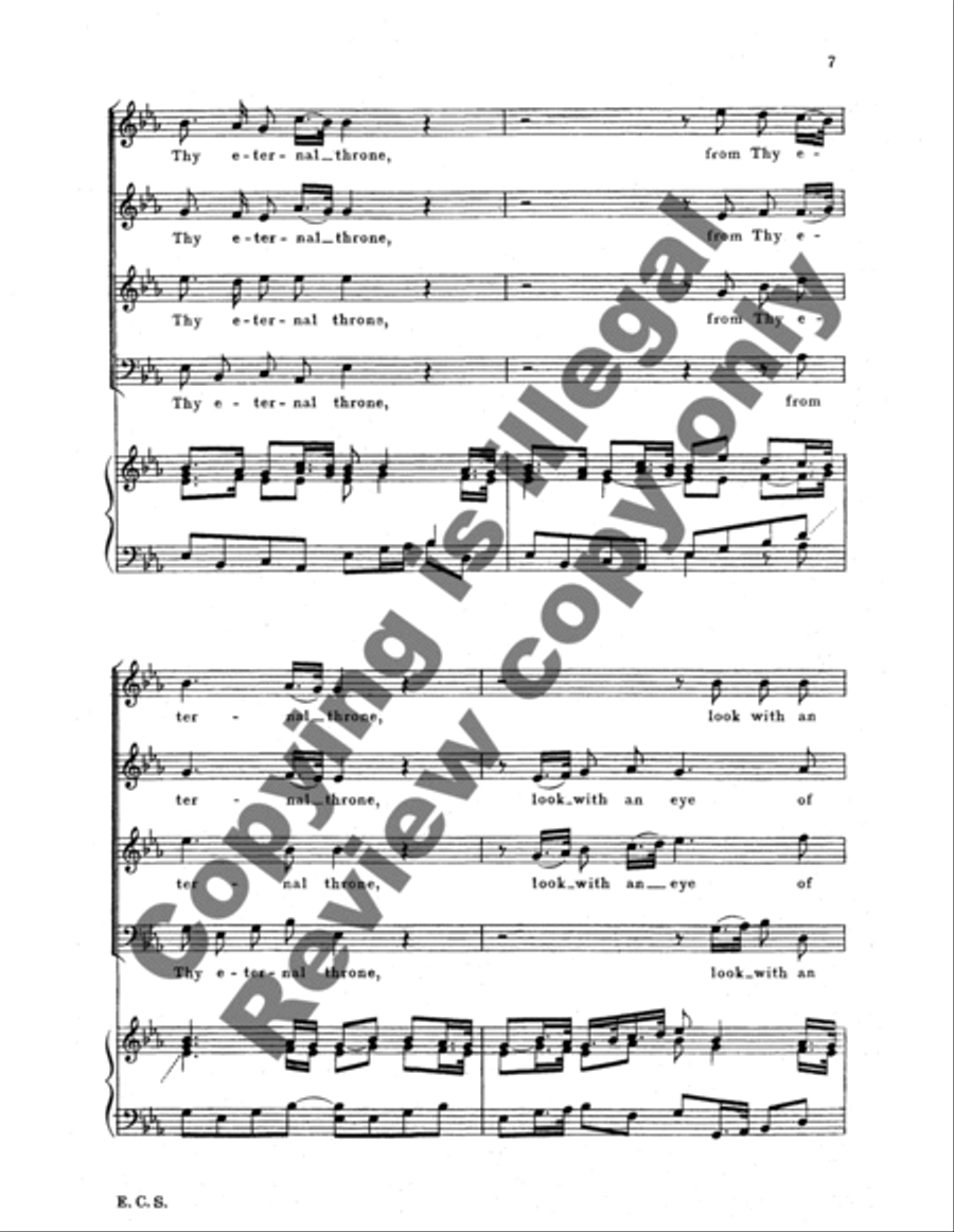 Judas Maccabeus: Father of Heaven 4-Part scores gallery preview page 9