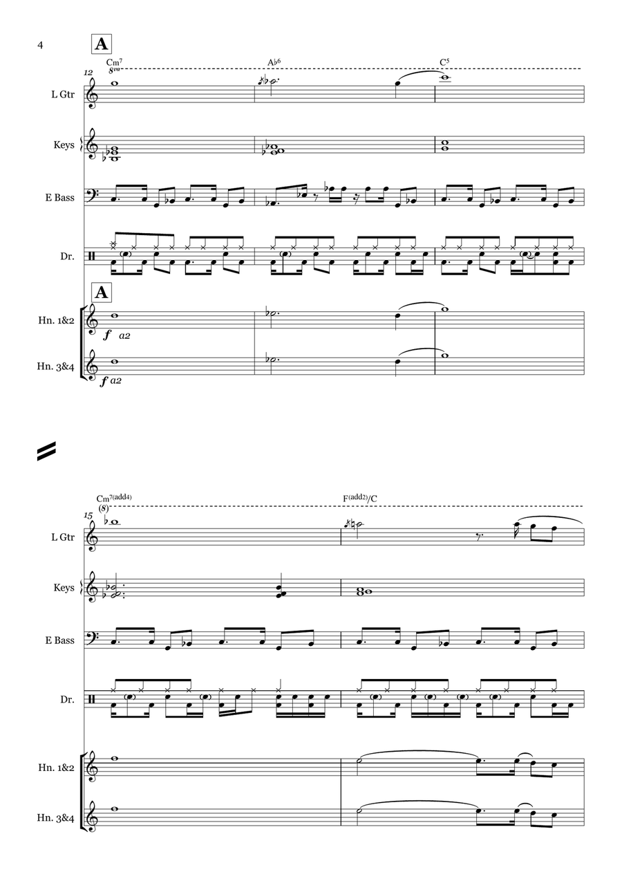 Space 1999 (alpha Mix) Small Ensemble scores gallery preview page 4