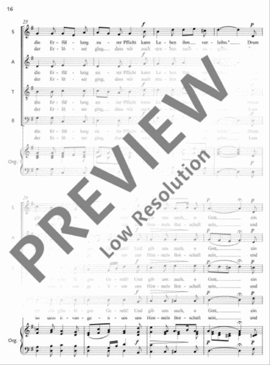 German Mass 4-Part scores gallery preview page 17