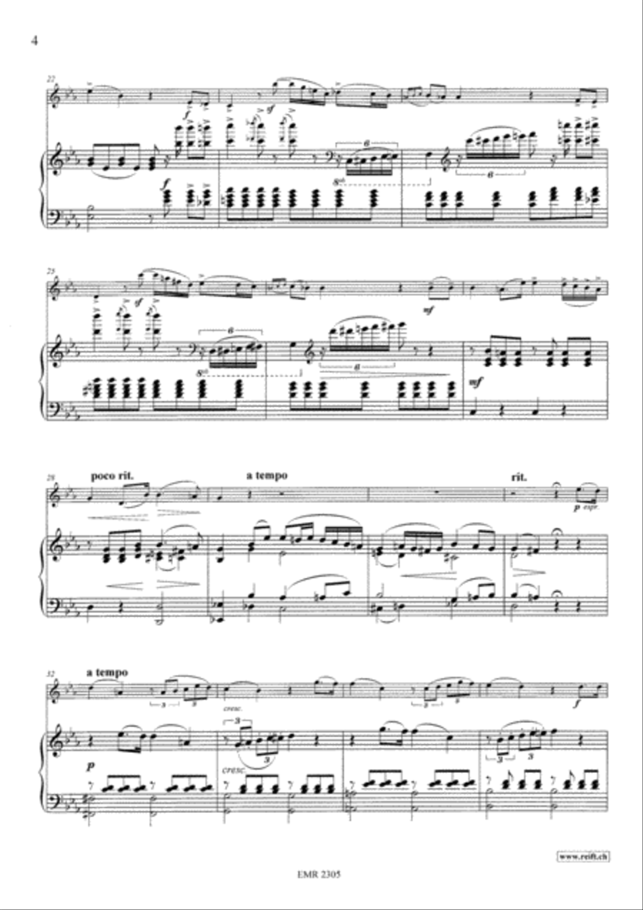 Romance Euphonium scores gallery preview page 4