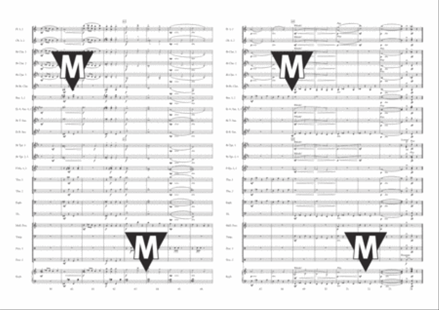 A Little Suite of Horror Concert Band scores gallery preview page 6