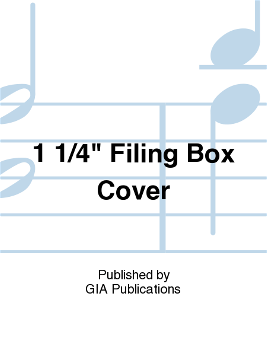 1 1/4in Filing Box Cover Sacred scores gallery preview page 1