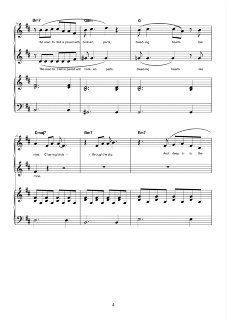 Chasing Birds Chasing Birds Choir scores gallery preview page 5
