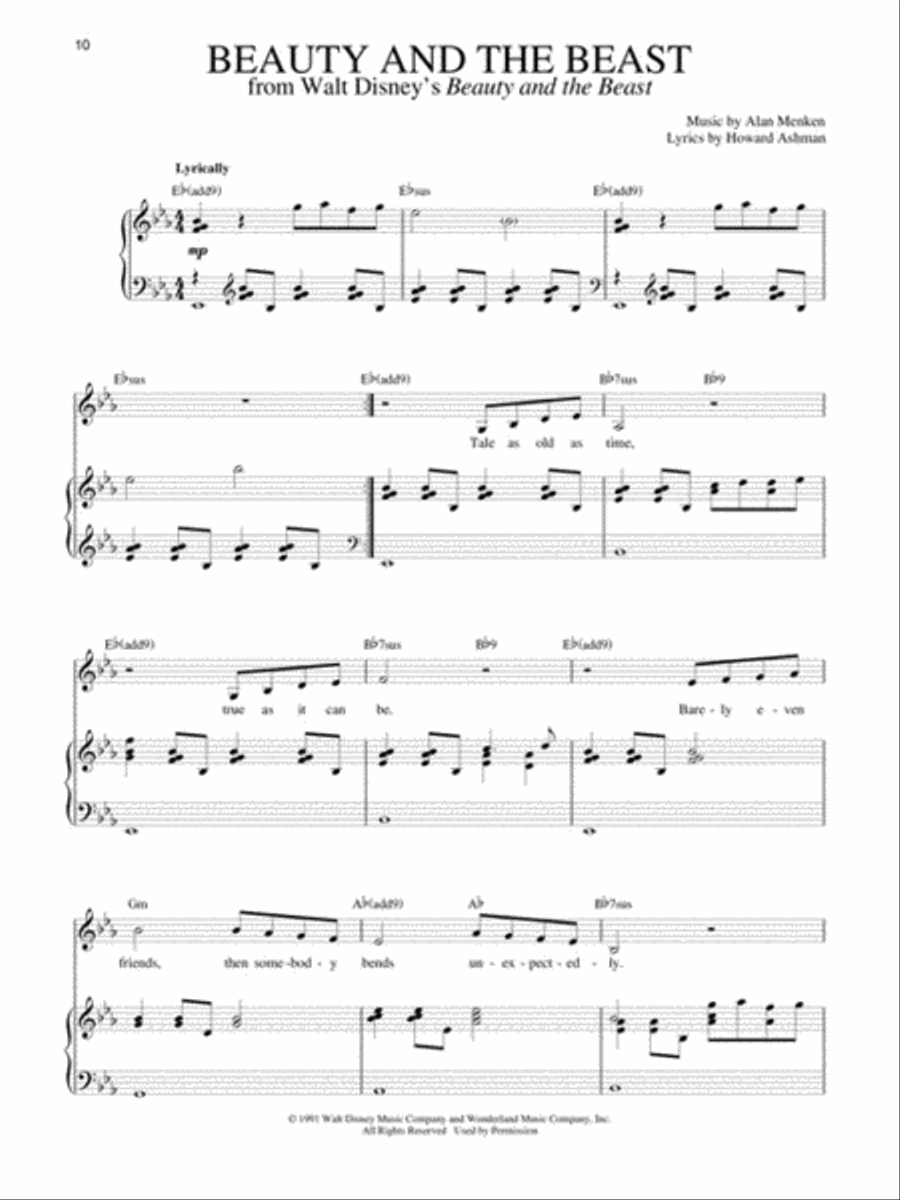 Disney Songs for Singers - Revised Edition Voice scores gallery preview page 2