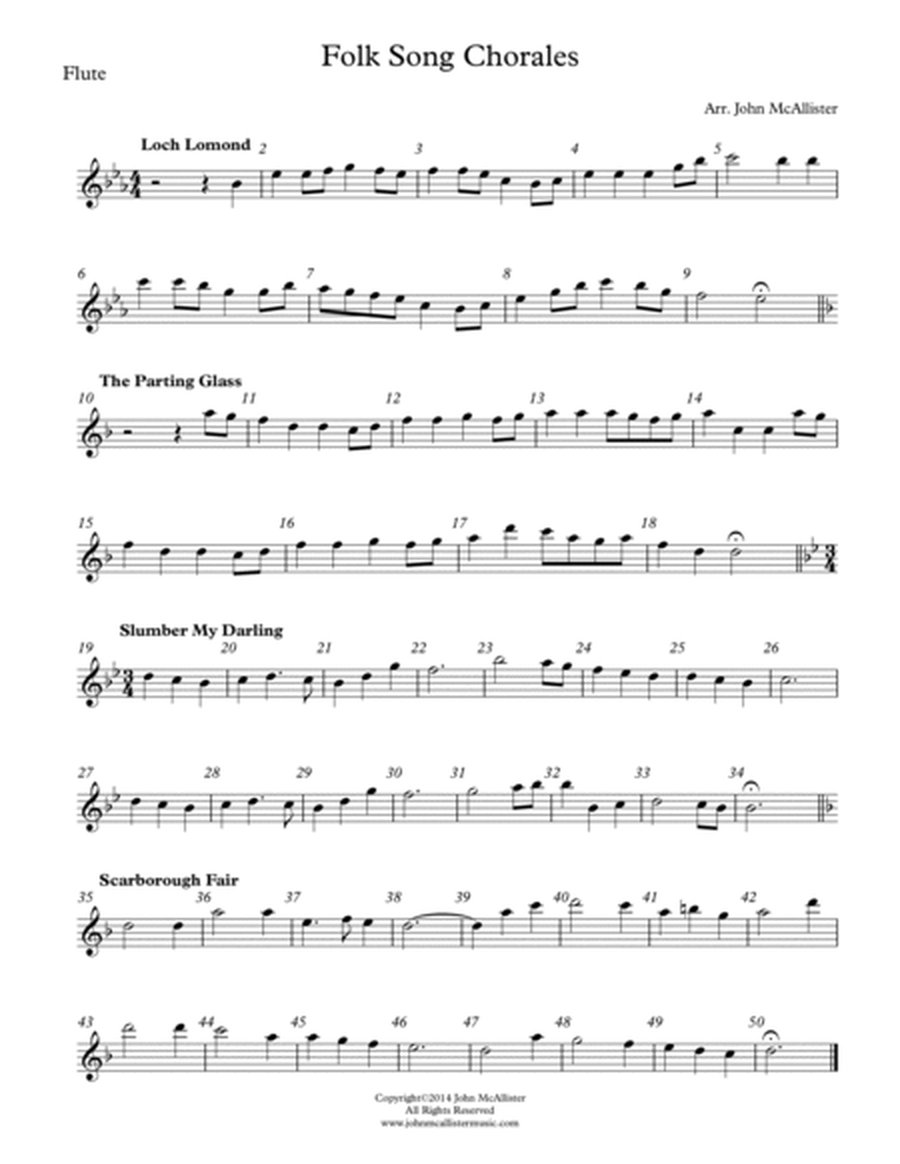 Folk Song Chorales - for Concert Band image number null