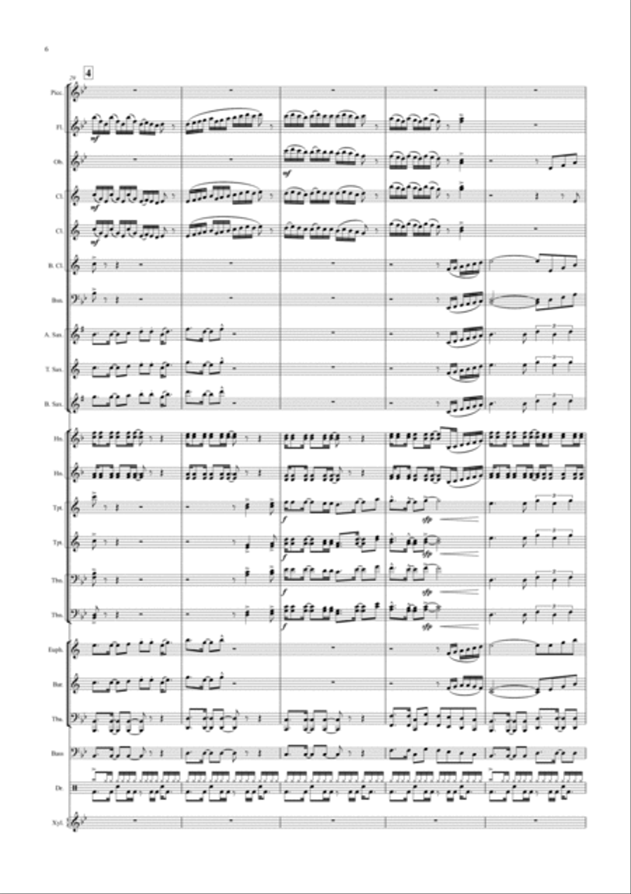 FANTASY Concert Band scores gallery preview page 6