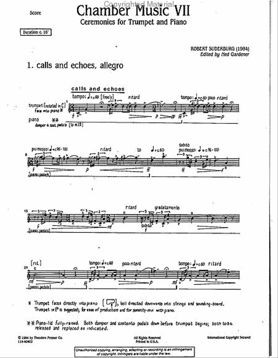 Chamber Music VII Chamber Music scores gallery preview page 2