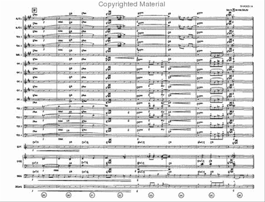 Shades On, Roof Down! Jazz Ensemble scores gallery preview page 13