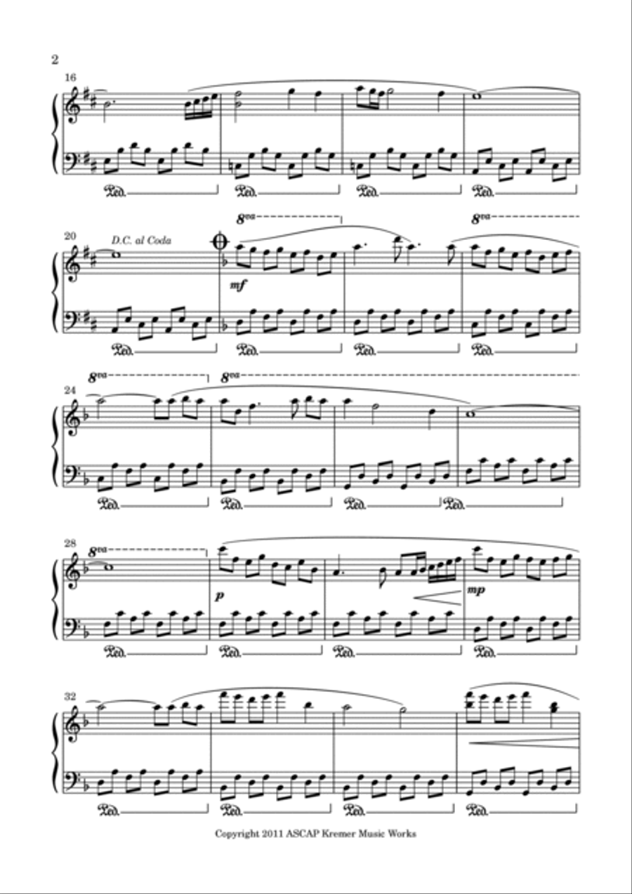 Alice Bird Babb Piano Solo scores gallery preview page 2