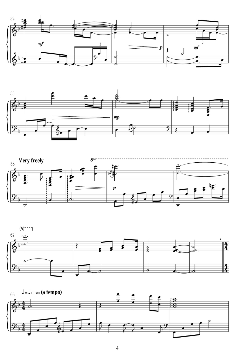 Memories Of Green (from Blade Runner) Piano Solo scores gallery preview page 4