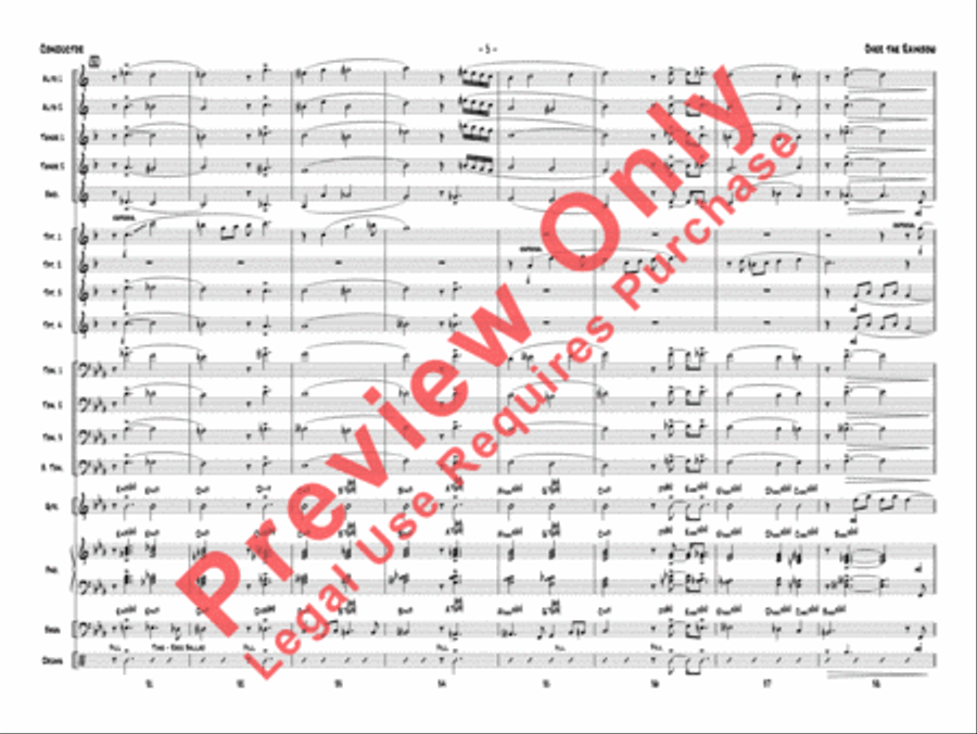 Over the Rainbow Jazz Ensemble scores gallery preview page 8