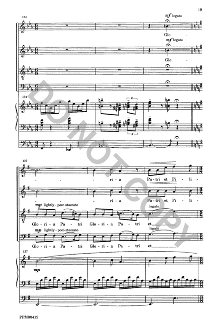 Laudate Dominum Laudate Dominum 4-Part scores gallery preview page 20