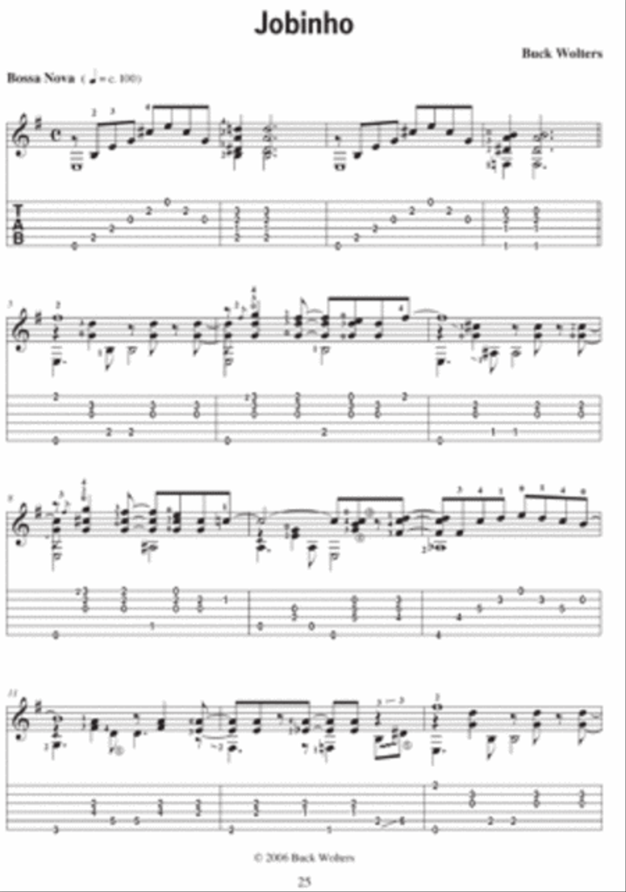 Popular Guitar Styles - Samba & Bossa Nova Guitar scores gallery preview page 3