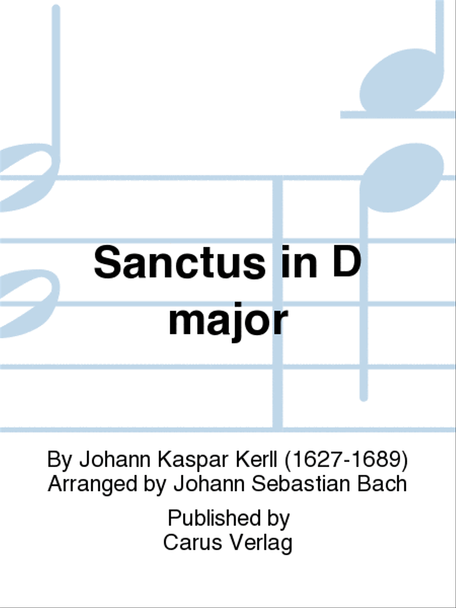 Sanctus in D major (Heilig) 4-Part scores gallery preview page 1