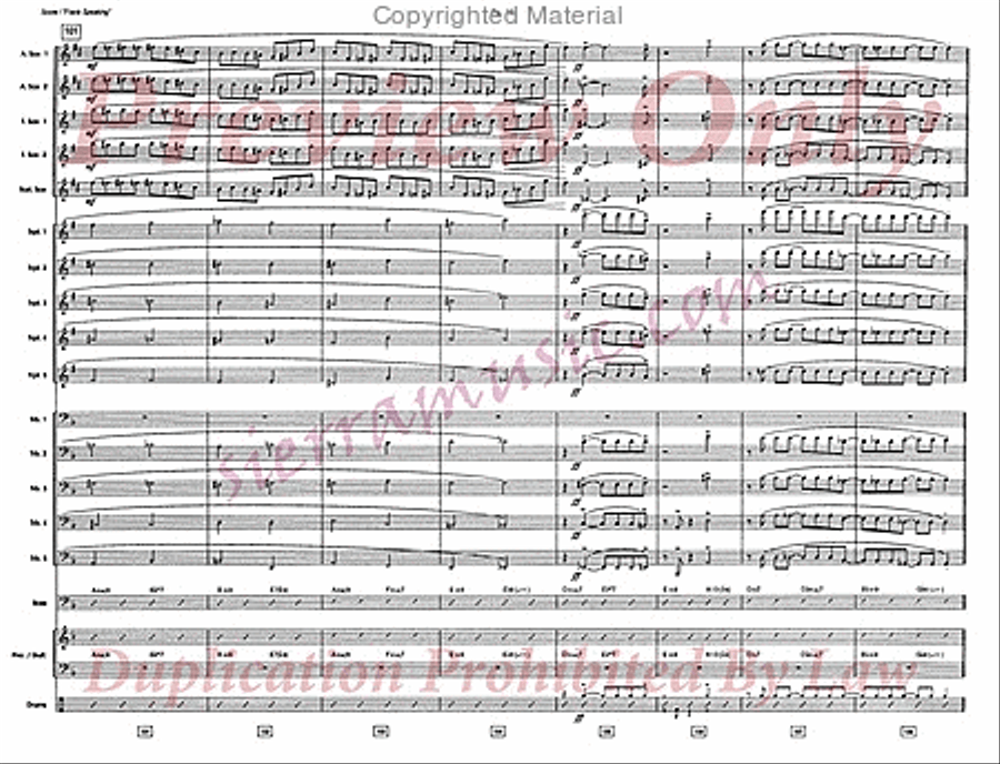 Frank Speaking Frank Speaking Jazz Ensemble scores gallery preview page 15