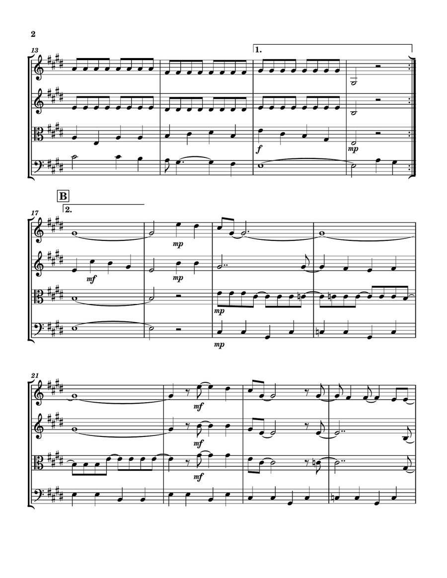All My Loving String Quartet scores gallery preview page 2