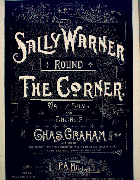 Sally Warner Round the Corner. Waltz Song and Chorus