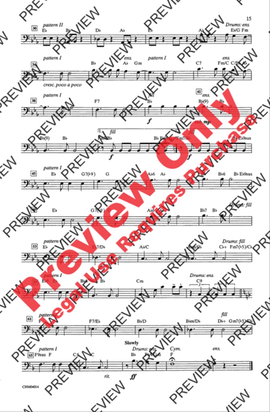 Build Me Up Buttercup 4-Part scores gallery preview page 14